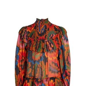 FARM Rio long sleeve blouse. NWT!